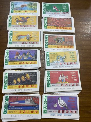Lote 3239 Cupones Once 1984-2003