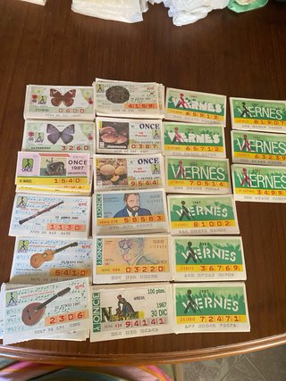 Lote 3239 Cupones Once 1984-2003