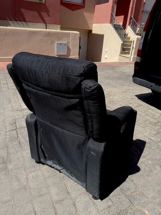 Sillón reclinable de tela