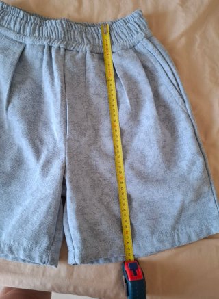 Pantaloncino bimbo fantasia azzurro
