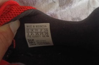 Botas multitaco Adidas Talla 35 Rojas