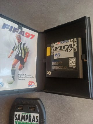 Pack Juegos Sega Mega Drive: Sonic, FIFA 97, Tenni