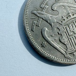 Moneda 25 pesetas 1957 Franco ★71 – Estrella 71