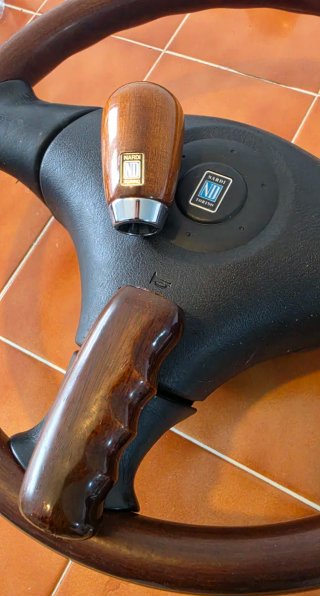Volante Nardi Madera + Kit Molduras Mx5