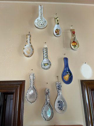 Lotto Poggia Mestolo Ceramica Decorata