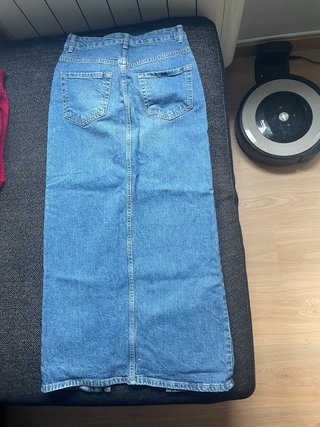Falda vaquera Pull&Bear con abertura