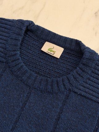 Jersey Hombre Lacoste Vintage Azul
