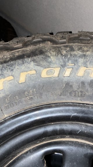 BFGoodrich All Terrain 33x10.5 R15
