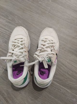 Zapatillas Nike Air Max Verdes y Blancas