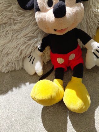 Peluche Mickey 30cm y Pluto 20cm Disney