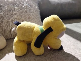 Peluche Mickey 30cm y Pluto 20cm Disney