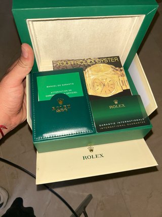 Caja Rolex Verde