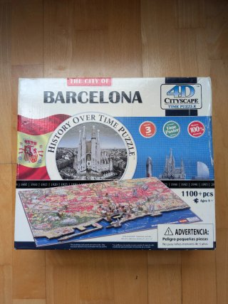 Puzzle 4D Cityscape Barcelona