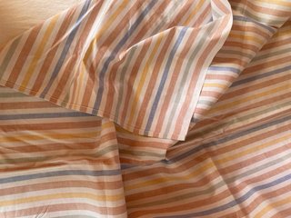 Lote 2 Piezas Lino Cortinas Multicolor