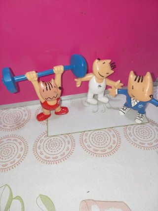 Muñecos Cobi  mascota oficial juegos olímpicos '92
