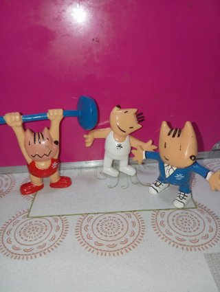 Muñecos Cobi  mascota oficial juegos olímpicos '92