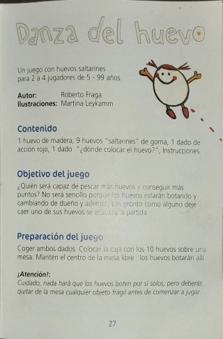 Juego Eiertanz - La Danza del Huevo