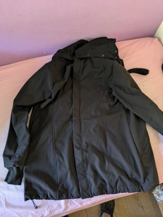 Abrigo porteo Momawo 4 en 1 Talla L Negro