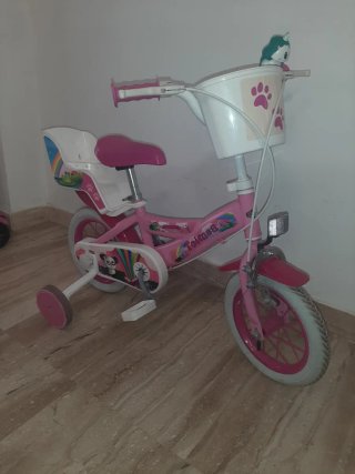 Bicicleta infantil rosa 2-4 años