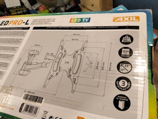 Soporte TV Engel AC0556E 32-55" VESA 400x400 cm