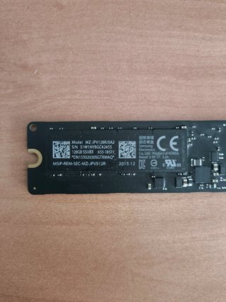 SSD Samsung 128GB MZ-JPV128R/0A2 Original Apple