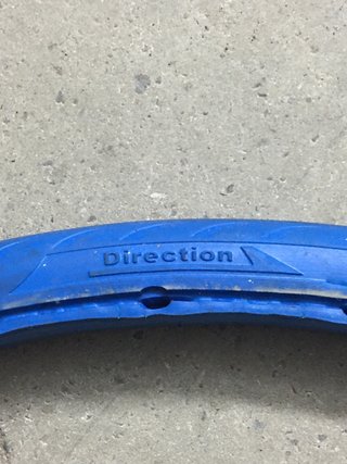 Pareja Neumáticos Bici 700x25c Macizos Azul