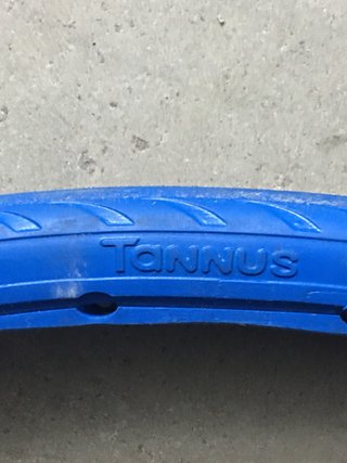 Pareja Neumáticos Bici 700x25c Macizos Azul
