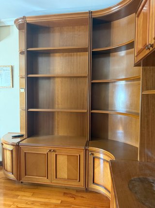 Mueble modular salón madera