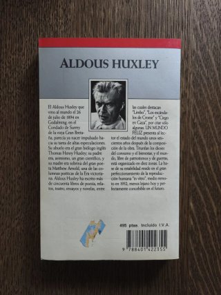 Libro Un mundo feliz