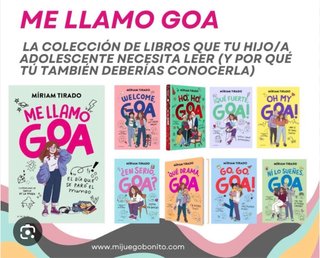 Libros colección ME LLAMO GOA del 1 al 6.