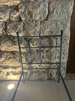 Struttura letto ferro battuto