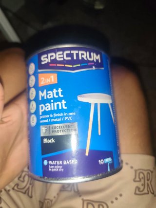 Pintura Negra Mate