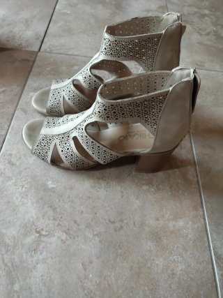 Botines Beige Mujer Talla 37