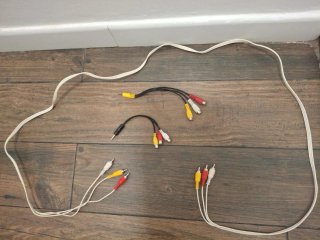 Pack 3 Cables AV/RCA