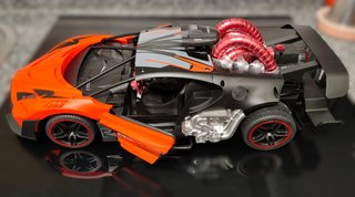 Coche RC 1:6 Tuning con Luces LED + Mando Pistola
