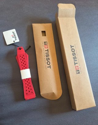 Correa Tissot Sideral Roja