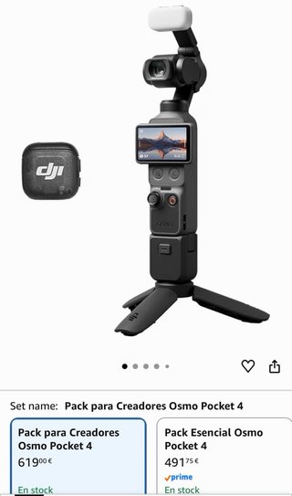 DJI Osmo Pocket 4 Creator Combo [NUEVO]