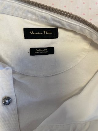 Polo Massimo Dutti blanco