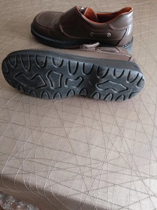 Zapatos niño marrones velcro