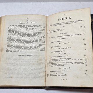 Libro Antico 1832  Trattato delle servitù Mercurio