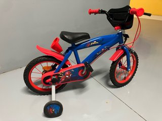 Bicicleta infantil Spiderman 14 como nueva