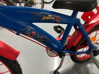 Bicicleta infantil Spiderman 14 como nueva