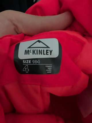 Peto de nieve infantil McKinley