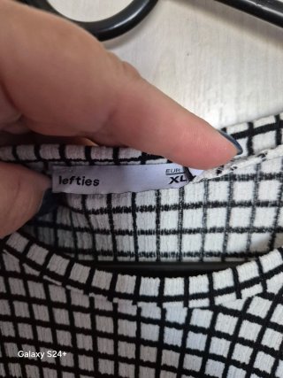 Vestido estampado cuadros talla única