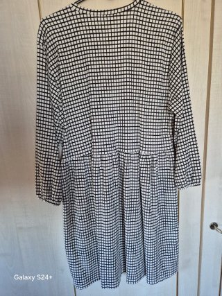 Vestido estampado cuadros talla única