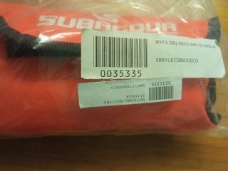 Boya de buceo SUBACQUA naranja