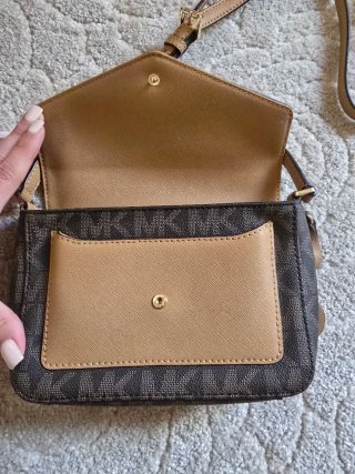Borsa Michael Kors Beige e Marrone