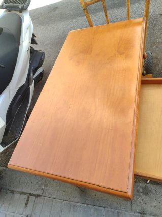 Escritorio Provenzal Madera Marrón y Verde