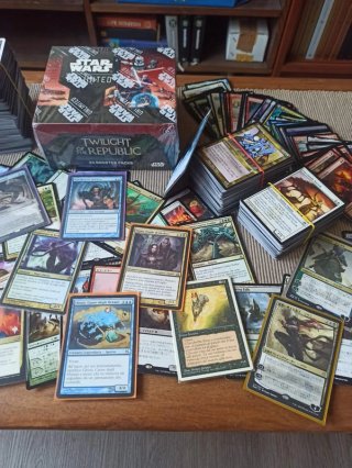 Lotto carte Magic + Box Star Wars