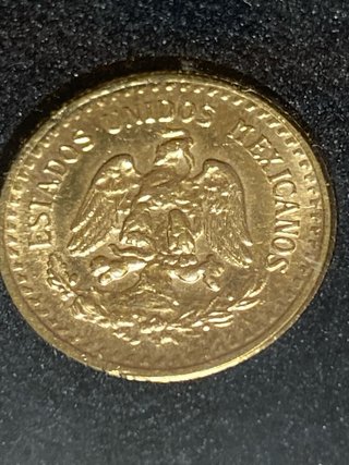 Moneda Oro 2.5 Pesos Mexicanos 1945